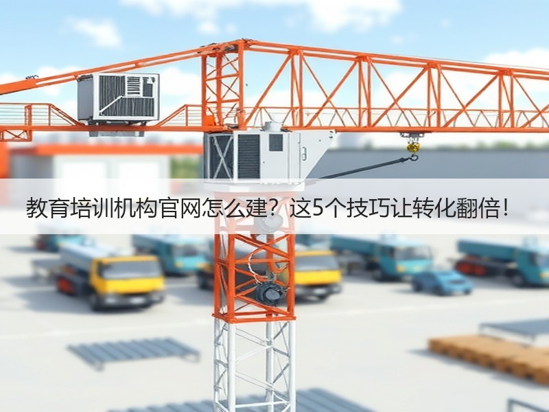 教育培训机构官网怎么建？这5个技巧让转化翻倍！