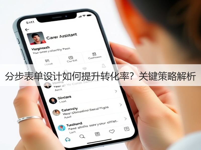 分步表单设计如何提升转化率？关键策略解析