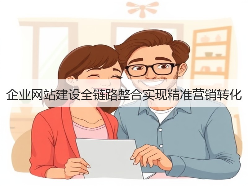企业网站建设全链路整合实现精准营销转化