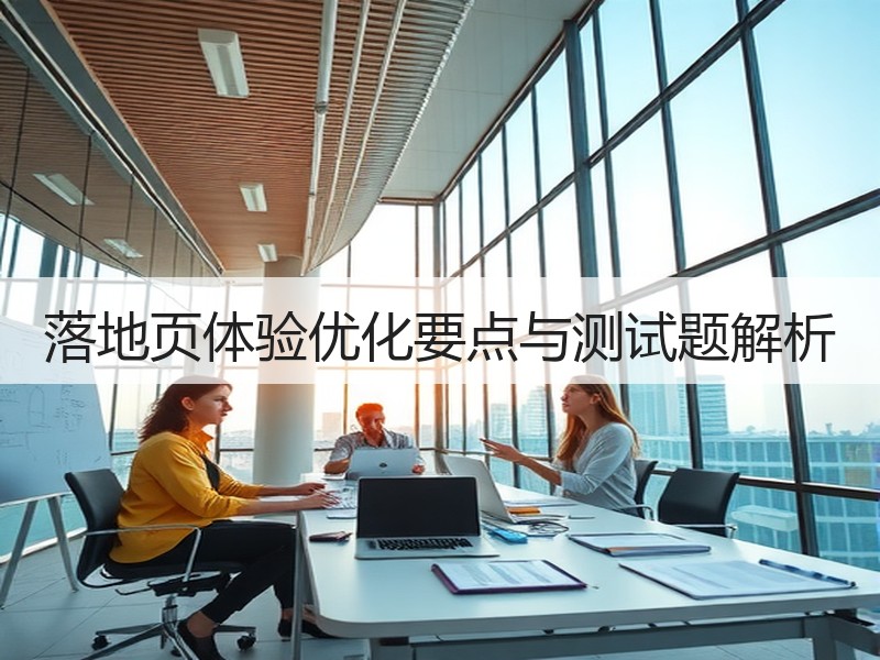 落地页体验优化要点与测试题解析