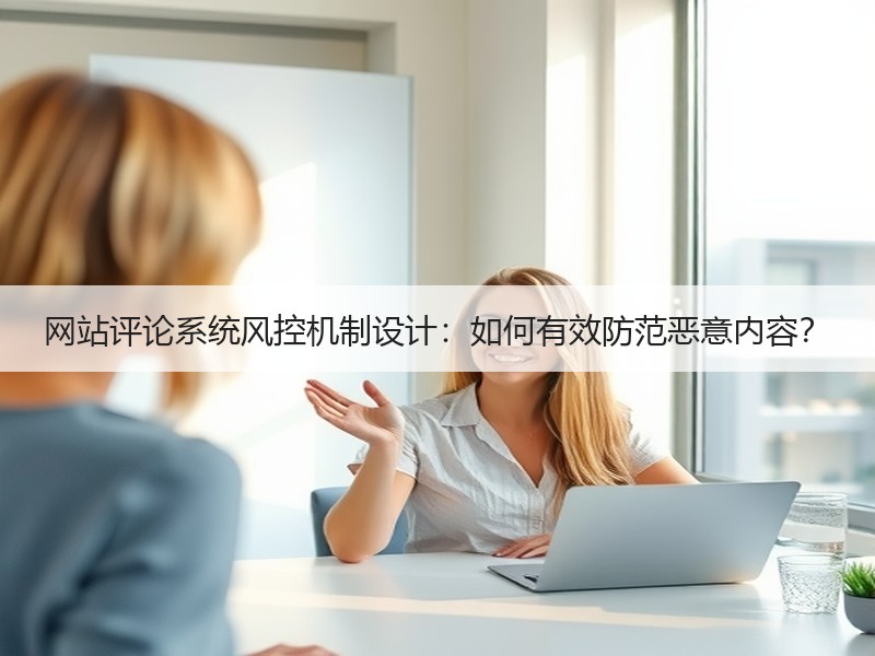 网站评论系统风控机制设计：如何有效防范恶意内容？