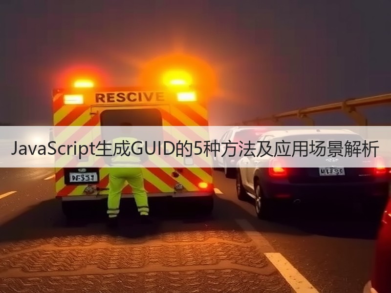JavaScript生成GUID的5种方法及应用场景解析
