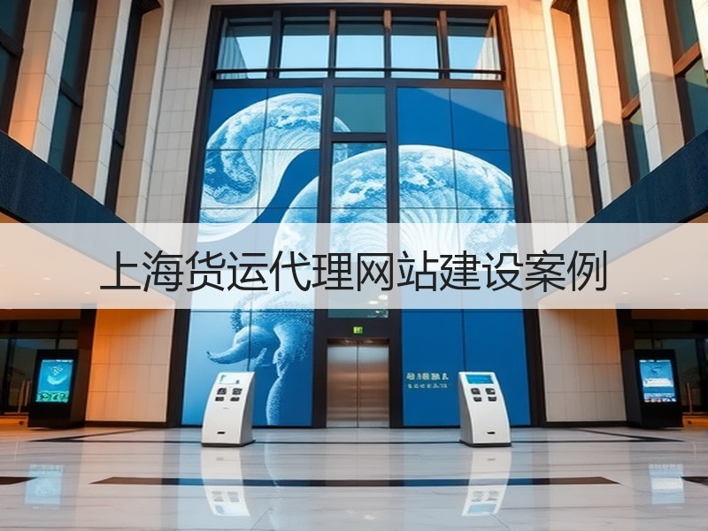 上海货运代理网站建设案例