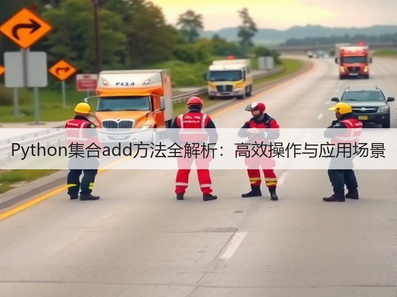 Python集合add方法全解析：高效操作与应用场景