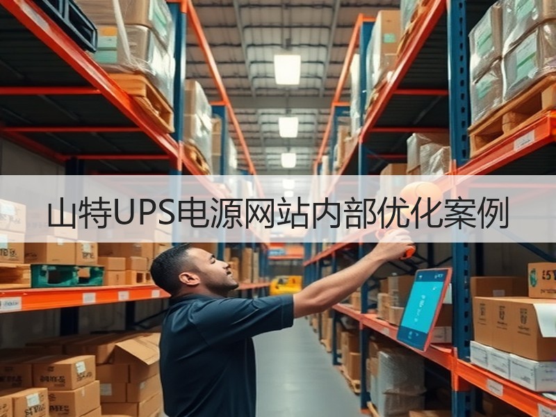 山特UPS电源网站内部优化案例