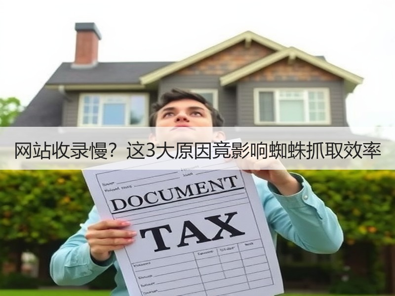 网站收录慢？这3大原因竟影响蜘蛛抓取效率