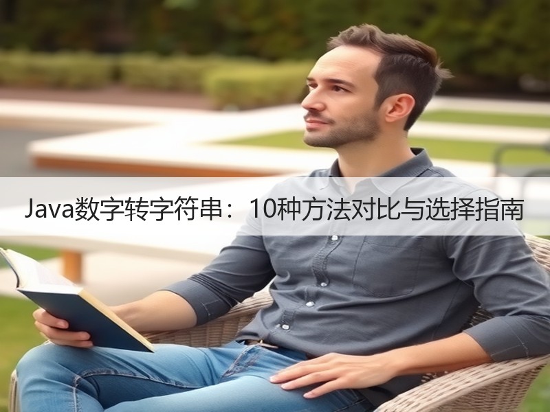 Java数字转字符串：10种方法对比与选择指南