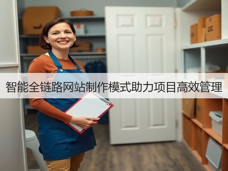 智能全链路网站制作模式助力项目高效管理