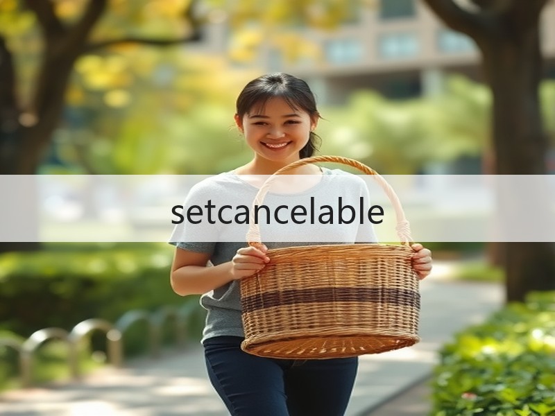 setcancelable