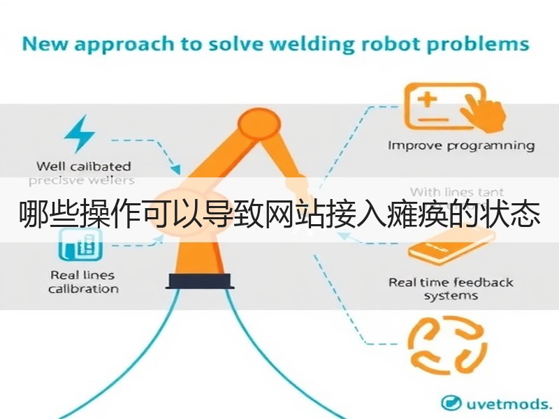 哪些操作可以导致网站接入瘫痪的状态
