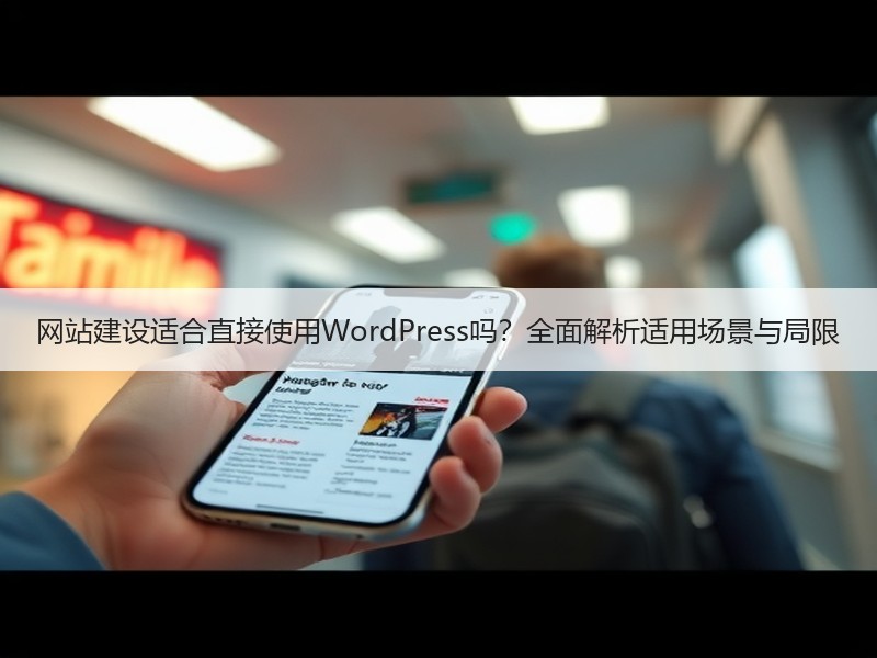 网站建设适合直接使用WordPress吗？全面解析适用场景与局限