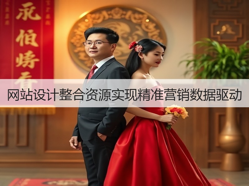 网站设计整合资源实现精准营销数据驱动