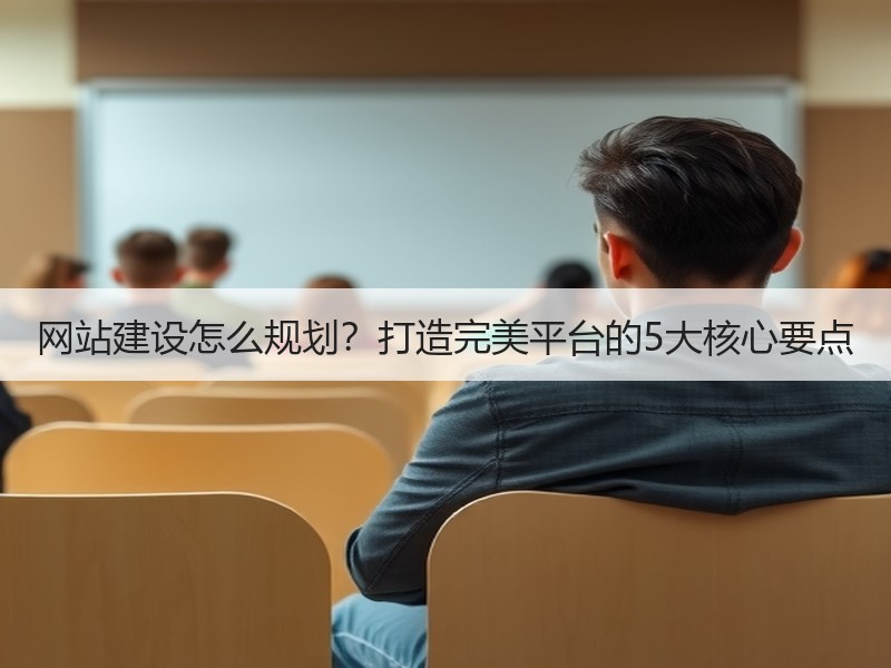 网站建设怎么规划？打造完美平台的5大核心要点