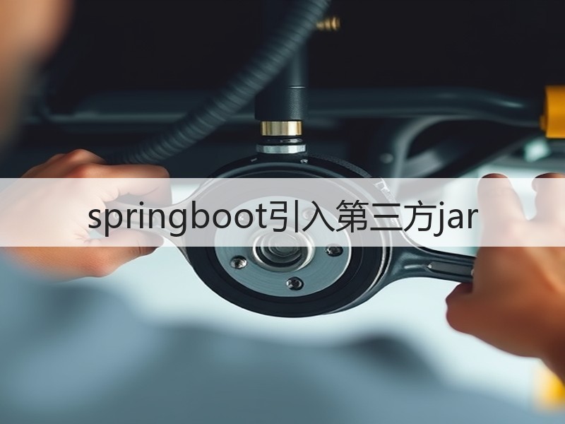 springboot引入第三方jar