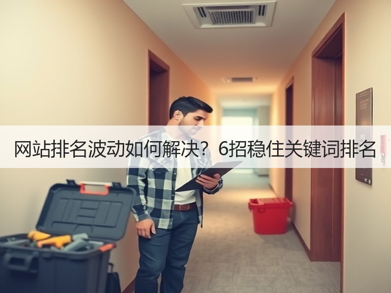 网站排名波动如何解决？6招稳住关键词排名