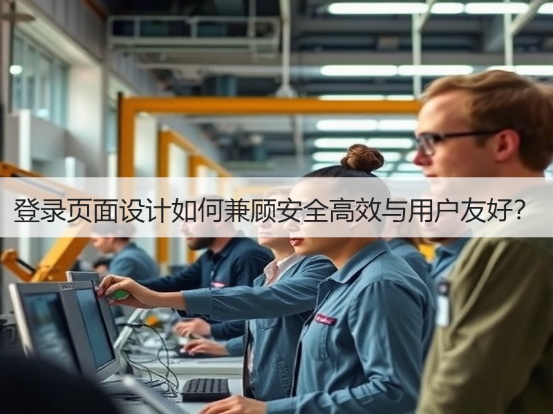 登录页面设计如何兼顾安全高效与用户友好？