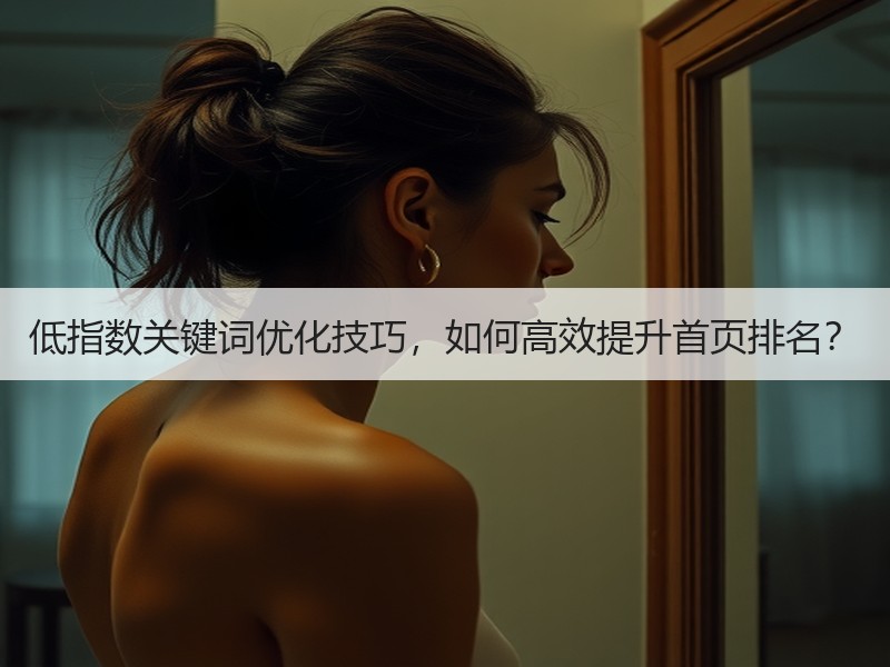 低指数关键词优化技巧，如何高效提升首页排名？