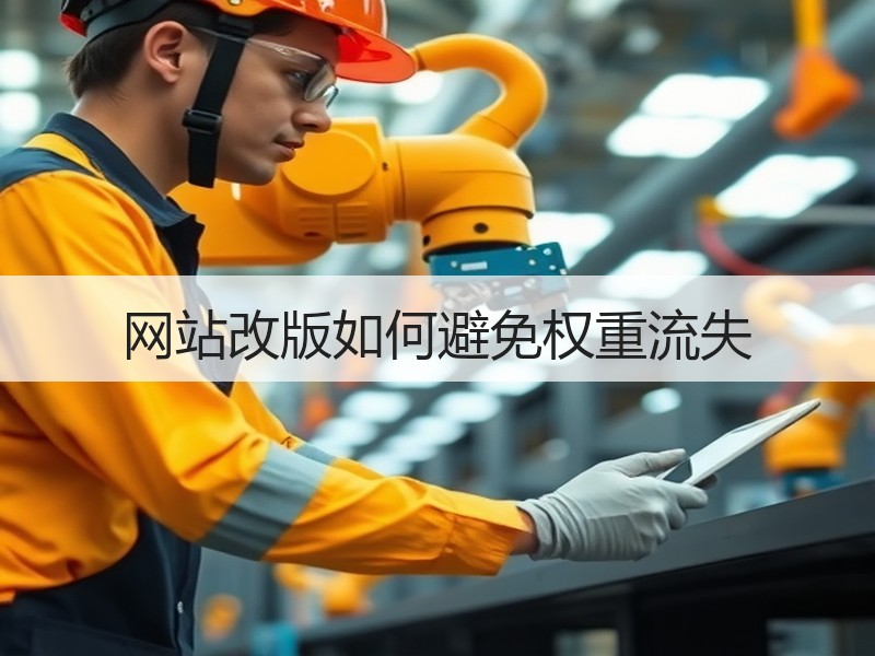 网站改版如何避免权重流失