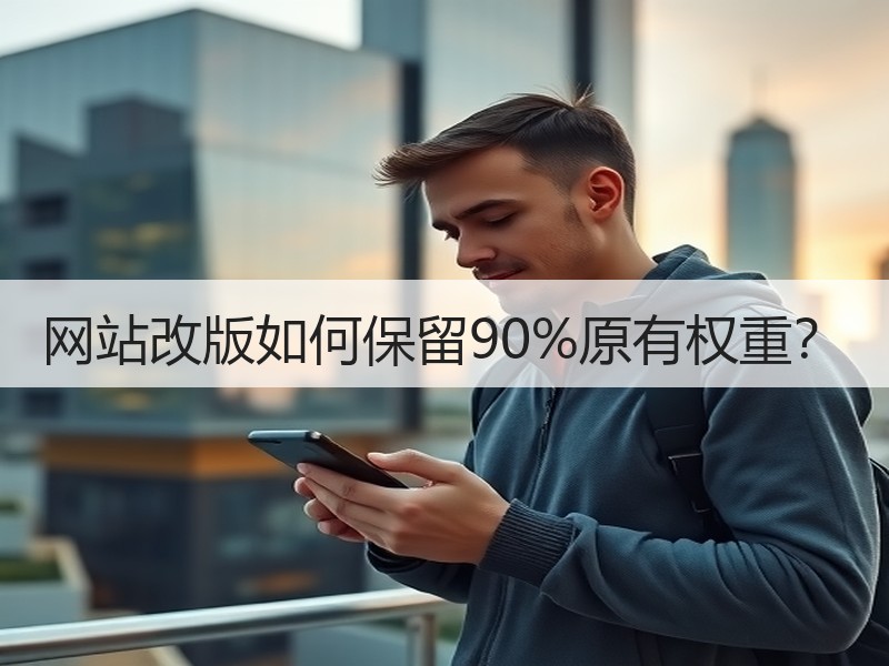 网站改版如何保留90%原有权重？