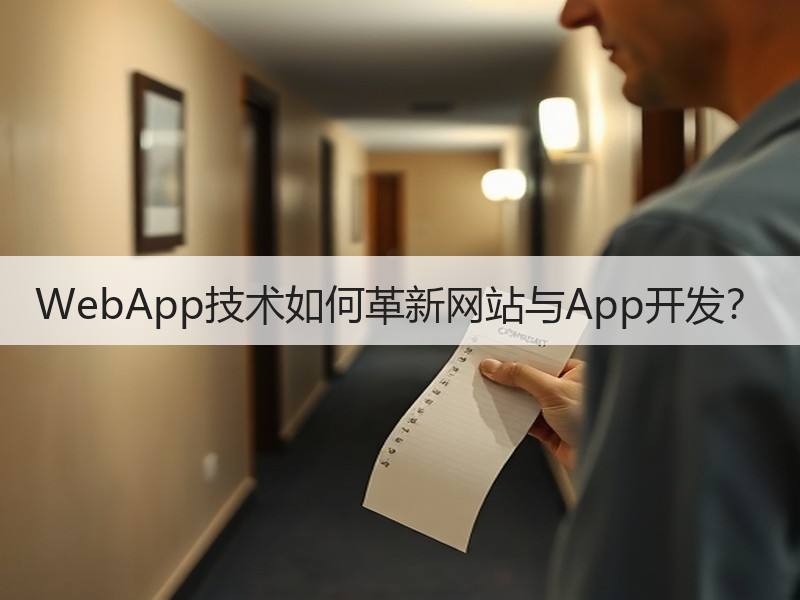 WebApp技术如何革新网站与App开发？