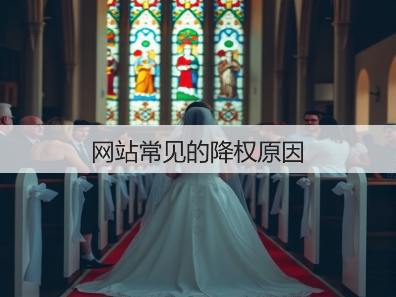 网站常见的降权原因
