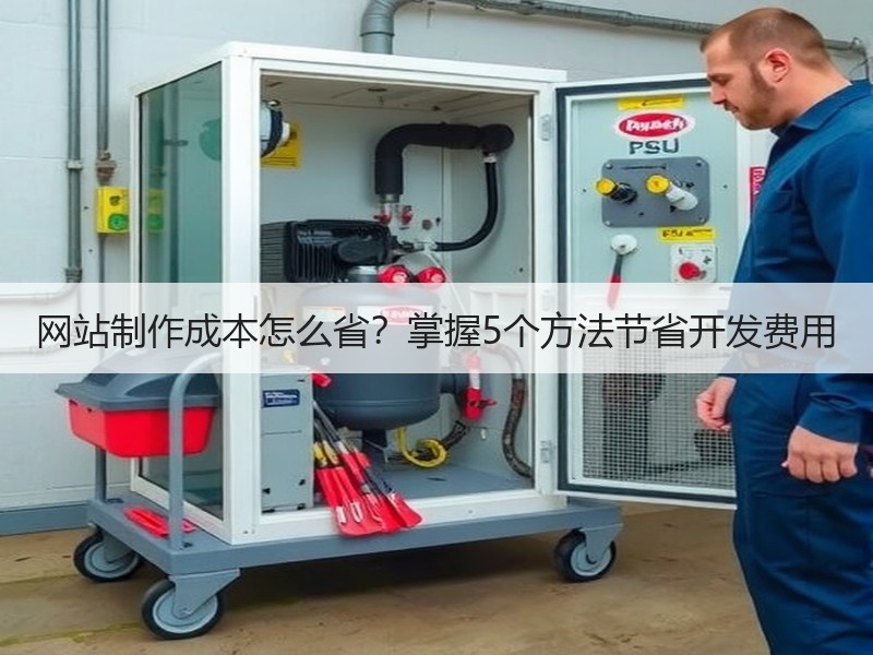 网站制作成本怎么省？掌握5个方法节省开发费用