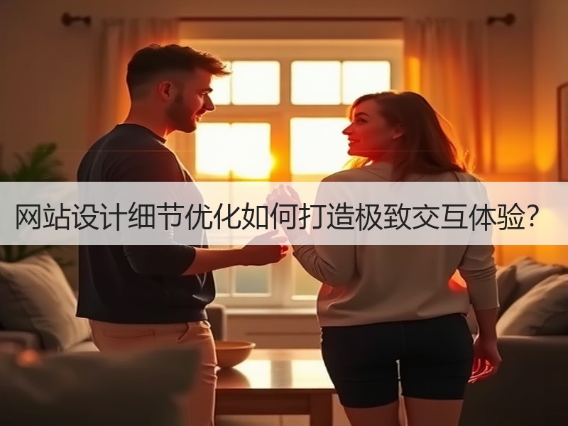 网站设计细节优化如何打造极致交互体验？