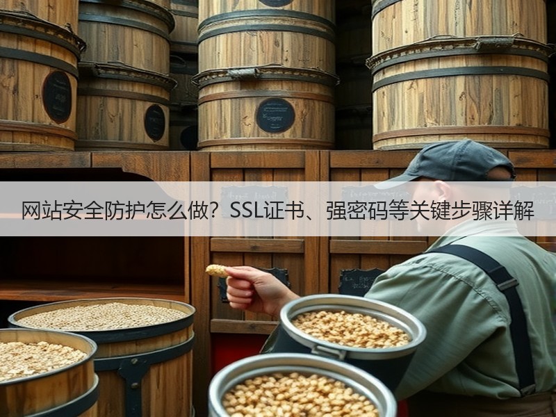 网站安全防护怎么做？SSL证书、强密码等关键步骤详解