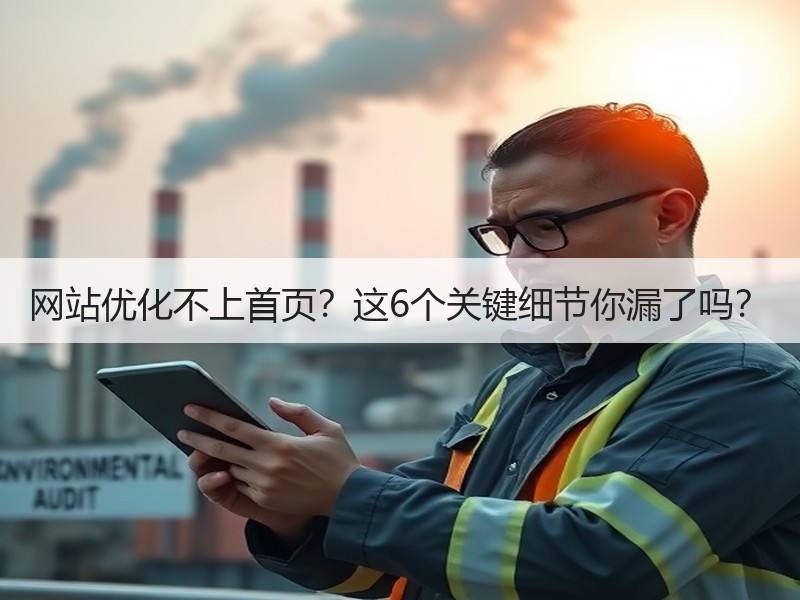 网站优化不上首页？这6个关键细节你漏了吗？