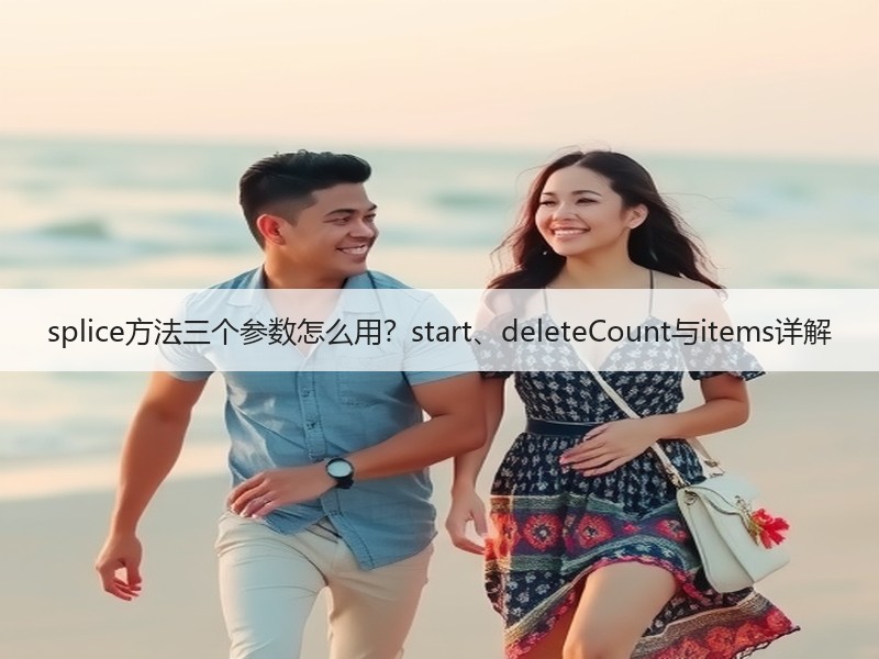 splice方法三个参数怎么用？start、deleteCount与items详解