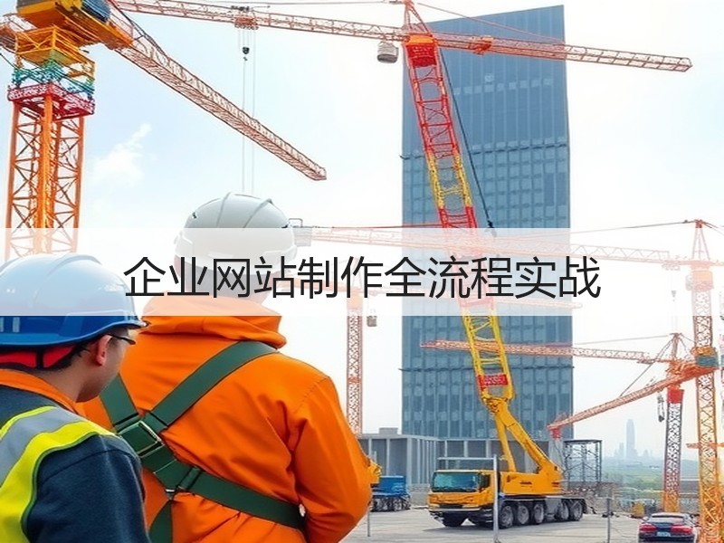 企业网站制作全流程实战