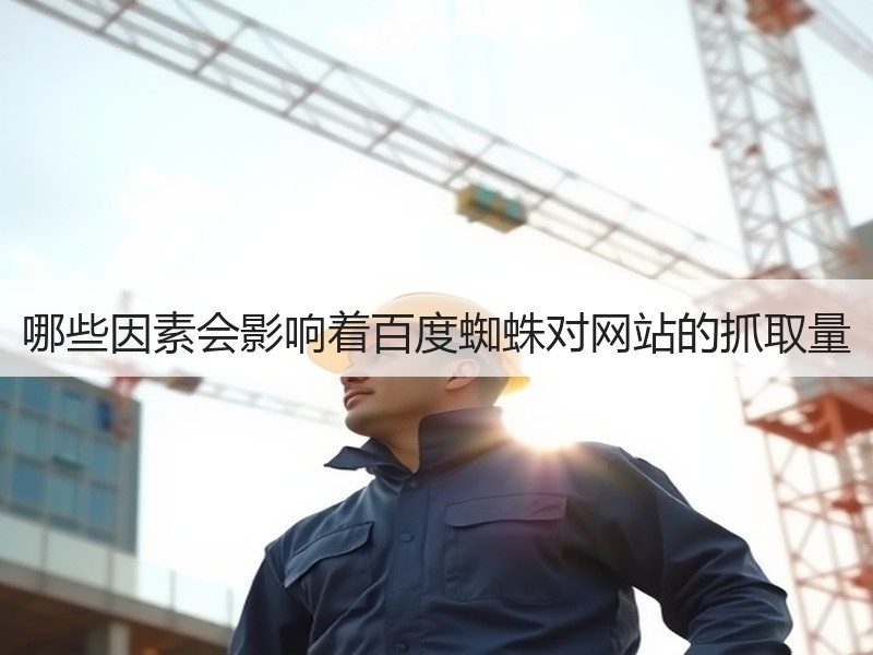 哪些因素会影响着百度蜘蛛对网站的抓取量