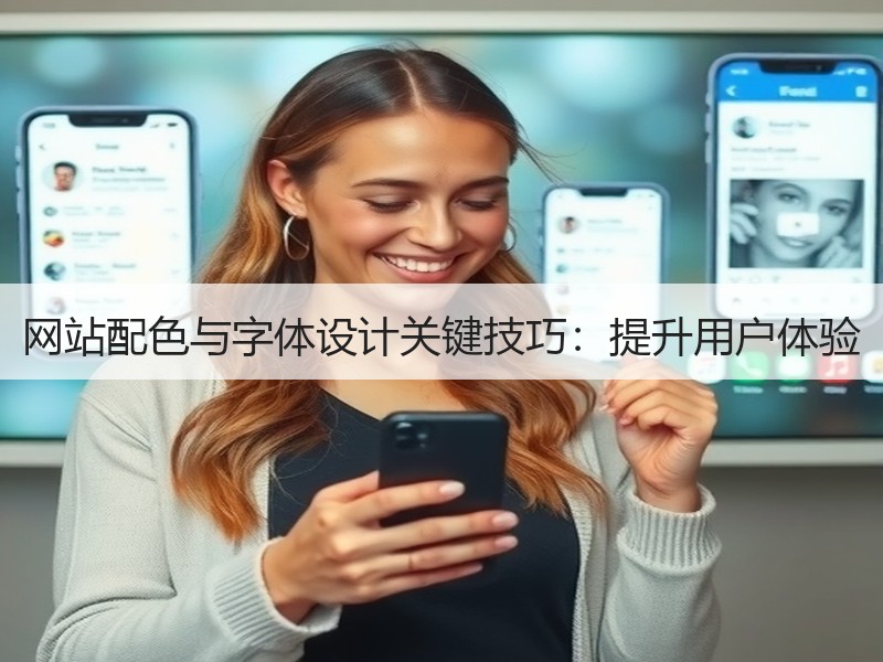 网站配色与字体设计关键技巧：提升用户体验