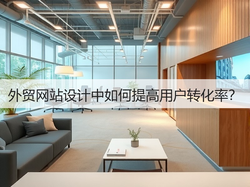 外贸网站设计中如何提高用户转化率？