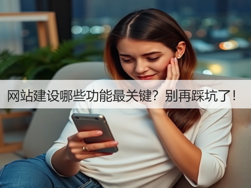 网站建设哪些功能最关键？别再踩坑了！
