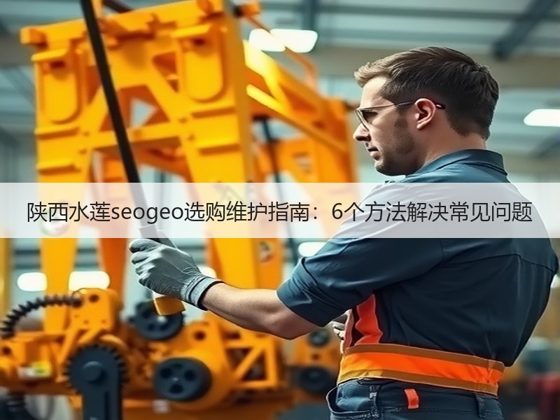 陕西水莲seogeo选购维护指南：6个方法解决常见问题