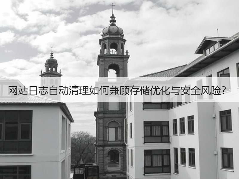 网站日志自动清理如何兼顾存储优化与安全风险？