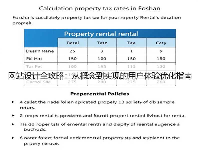 网站设计全攻略：从概念到实现的用户体验优化指南