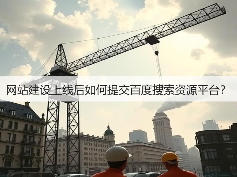 网站建设上线后如何提交百度搜索资源平台？