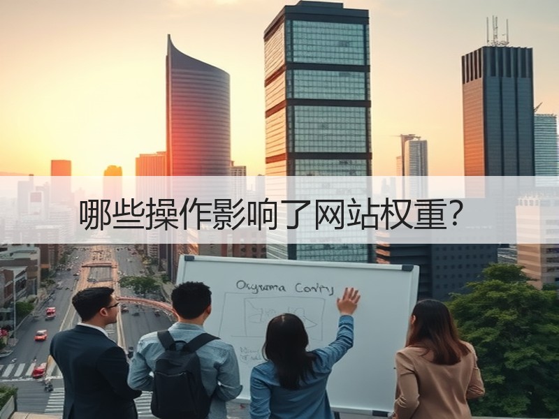哪些操作影响了网站权重？