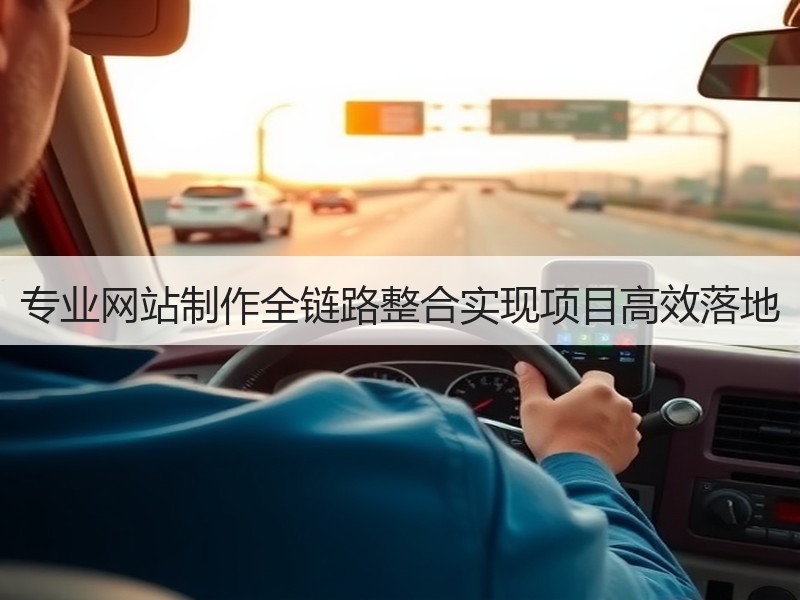 专业网站制作全链路整合实现项目高效落地