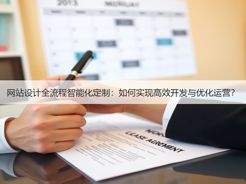 网站设计全流程智能化定制：如何实现高效开发与优化运营？