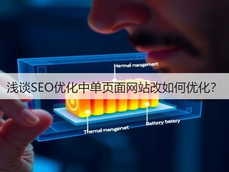浅谈SEO优化中单页面网站改如何优化？