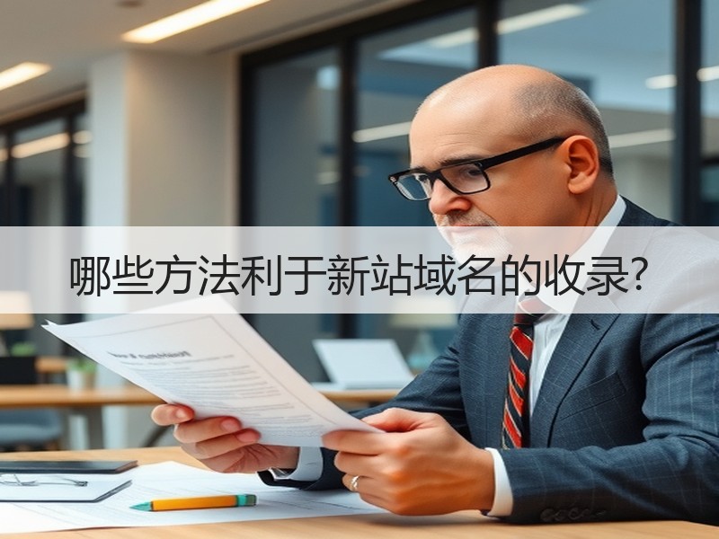 哪些方法利于新站域名的收录?