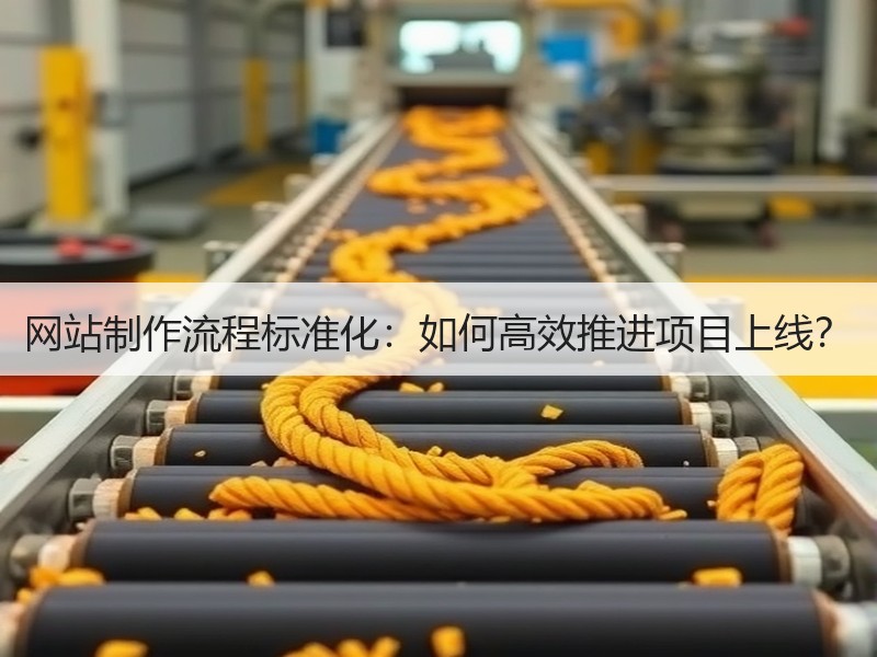 网站制作流程标准化：如何高效推进项目上线？
