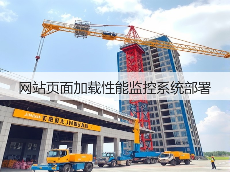 网站页面加载性能监控系统部署