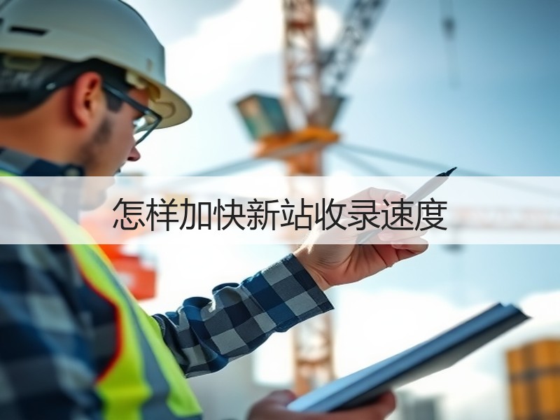 怎样加快新站收录速度