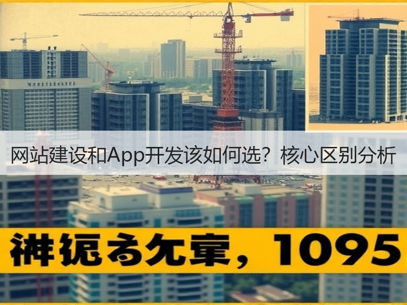 网站建设和App开发该如何选？核心区别分析