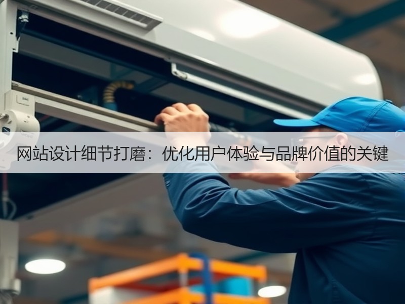 网站设计细节打磨：优化用户体验与品牌价值的关键
