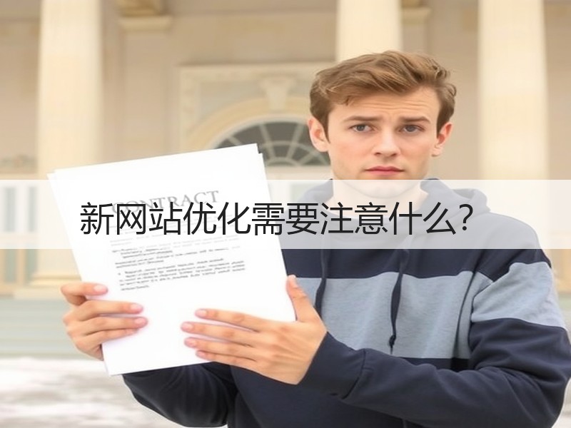 新网站优化需要注意什么？
